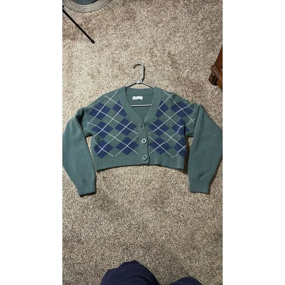 Hollister Knit Cropped Cardigan - Picture 1 of 4
